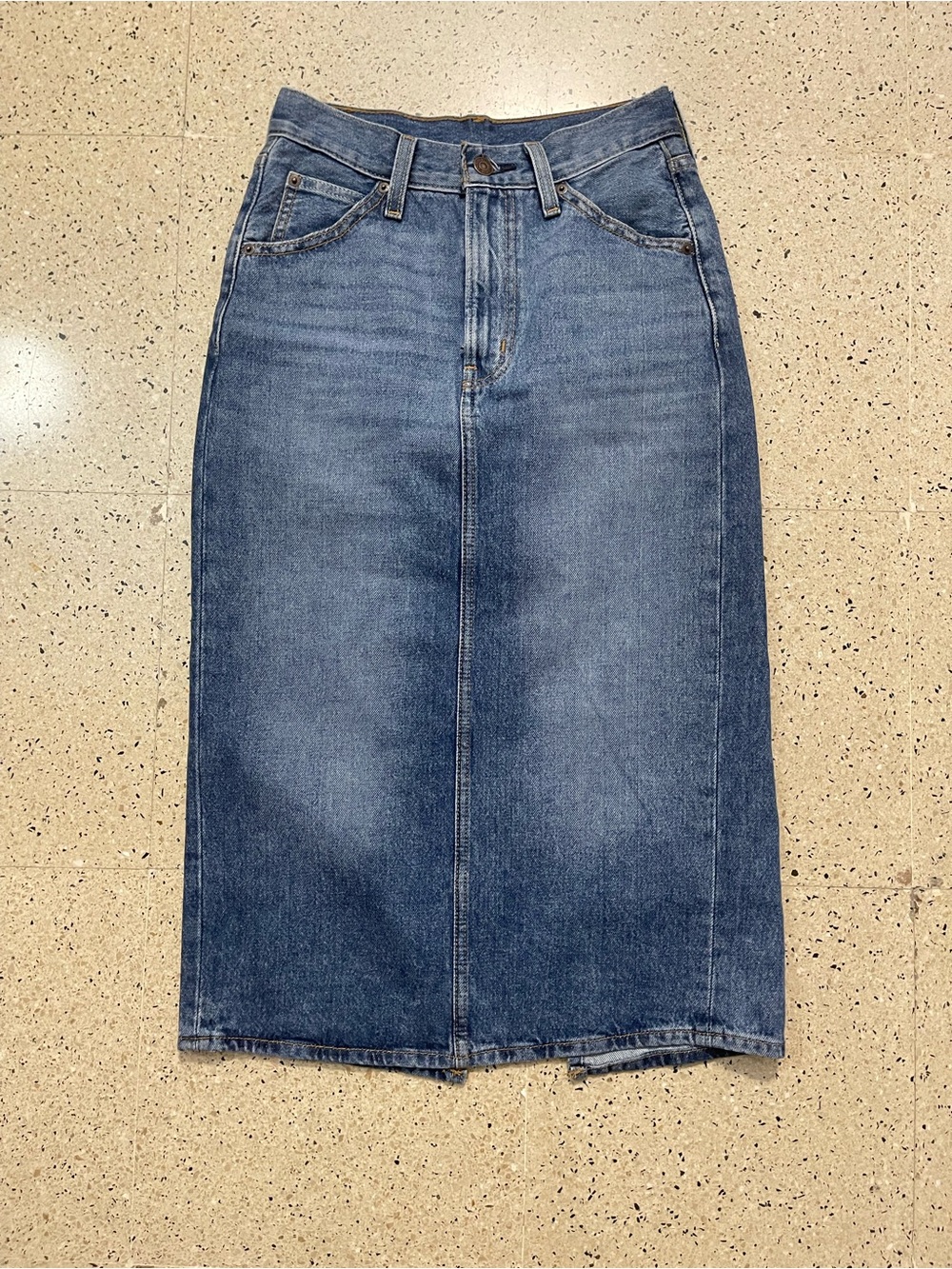 Levi's Midi Jean Skirt